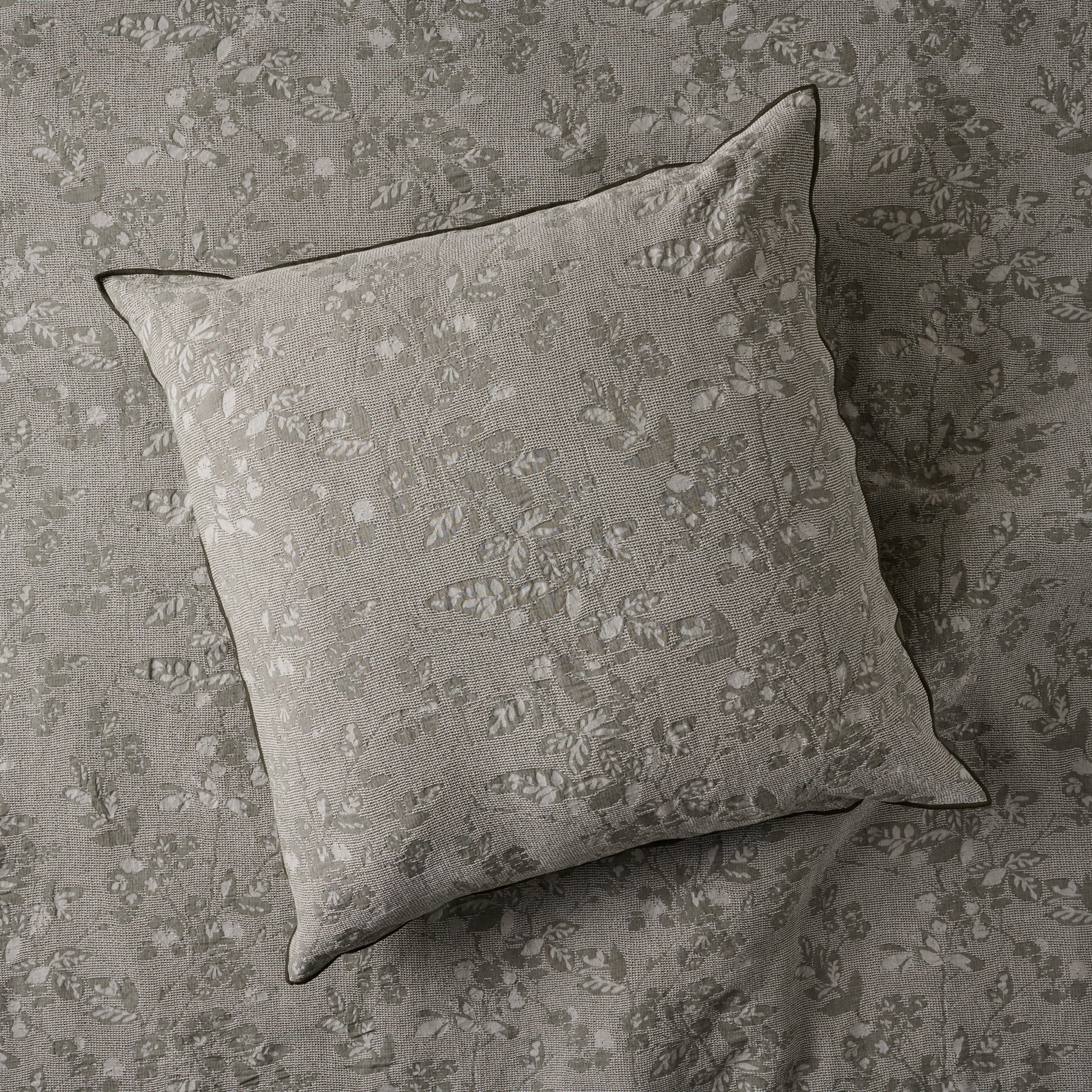 Euro Willow Floral Jacquard Sham