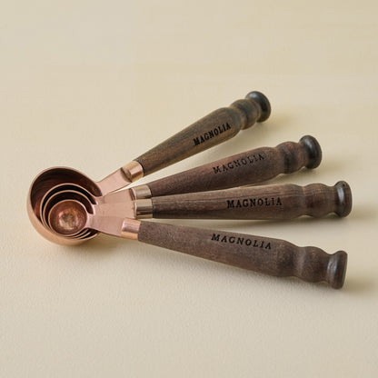 Walnut + Copper Measuring Spoons