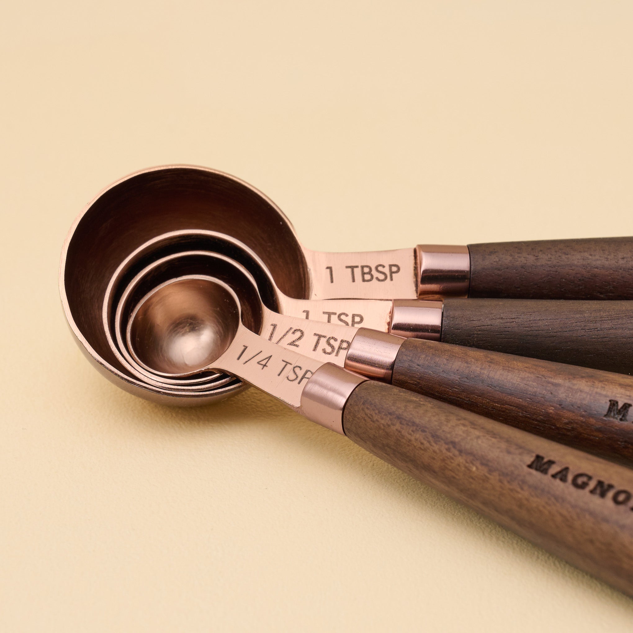 Walnut + Copper Measuring Spoons