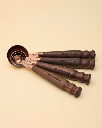 Walnut + Copper Measuring Spoons