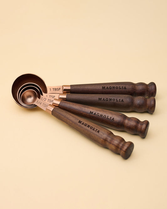 Walnut + Copper Measuring Spoons