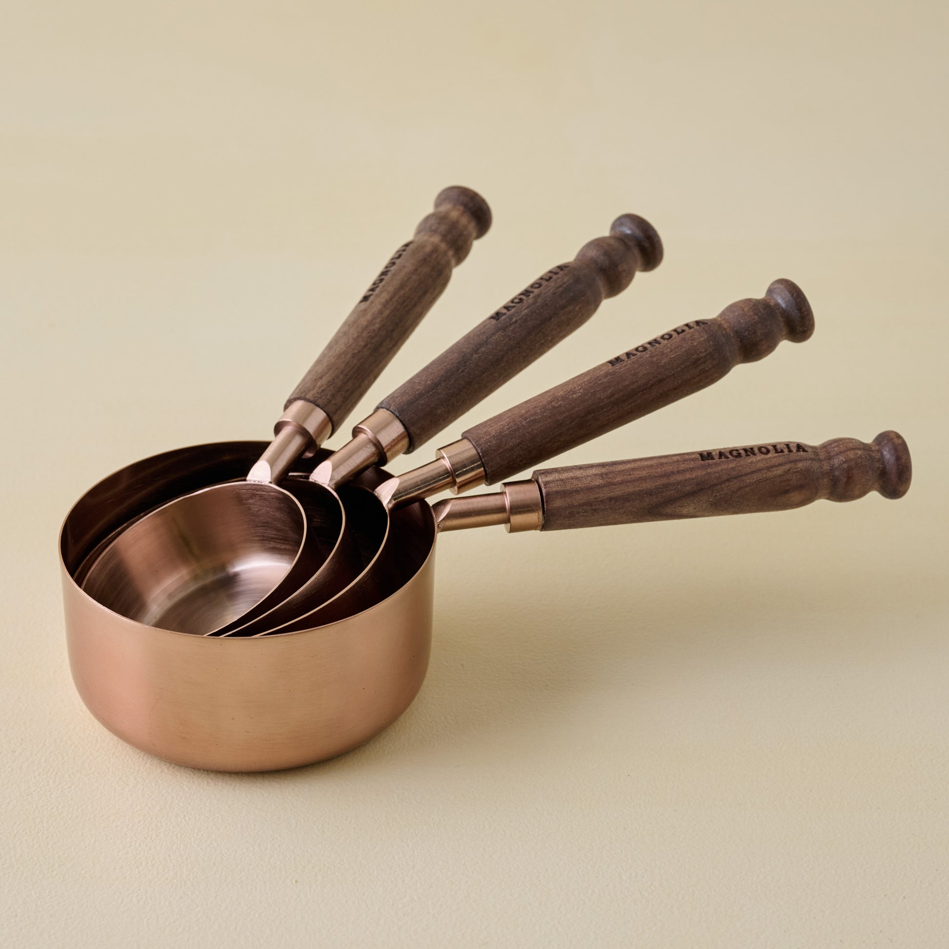 Walnut + Copper Measuring Cups