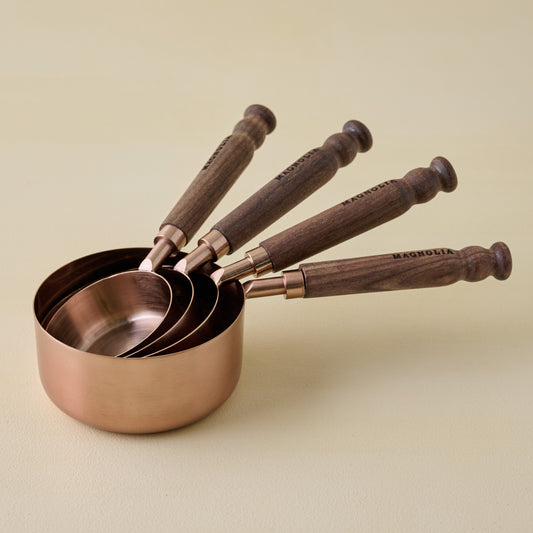 Walnut + Copper Measuring Cups