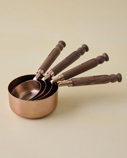 Walnut + Copper Measuring Cups