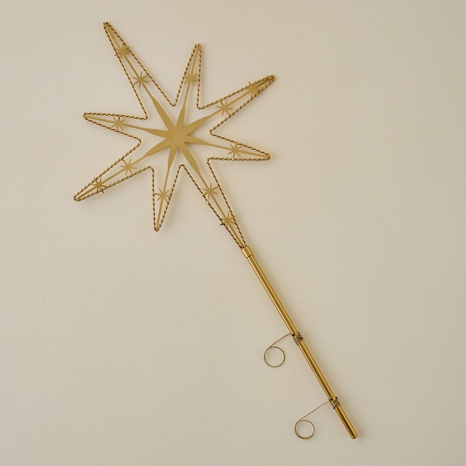 Twisted Brass Star Tree Topper