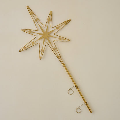 Twisted Brass Star Tree Topper