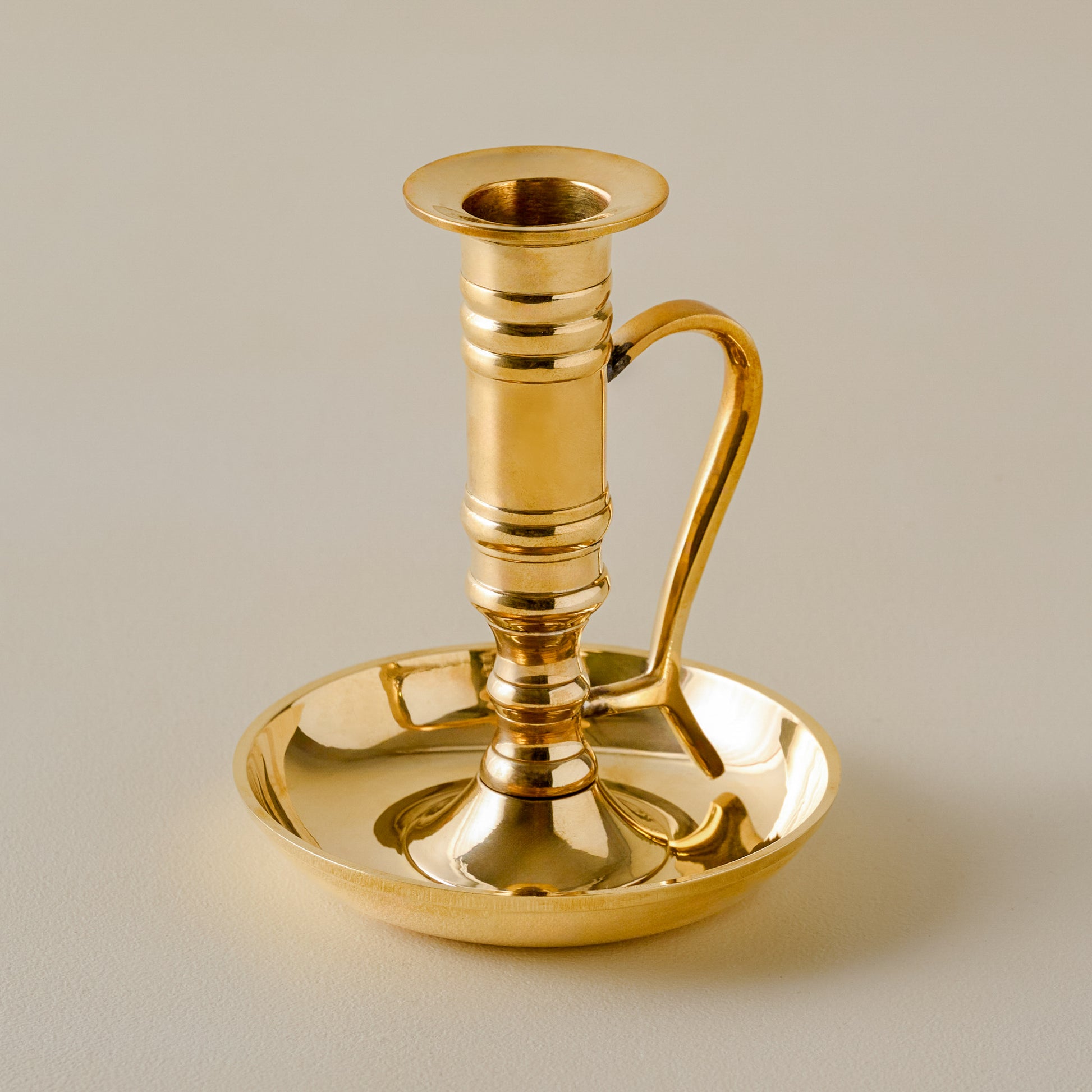 Brass Chamberstick Candle Holder