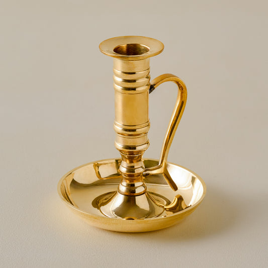 Brass Chamberstick Candle Holder