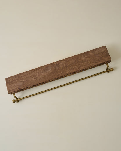 Eleanor Carved Wood Stocking Holder