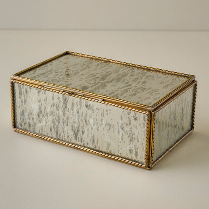 Large Helana Mercury Glass Accent Box