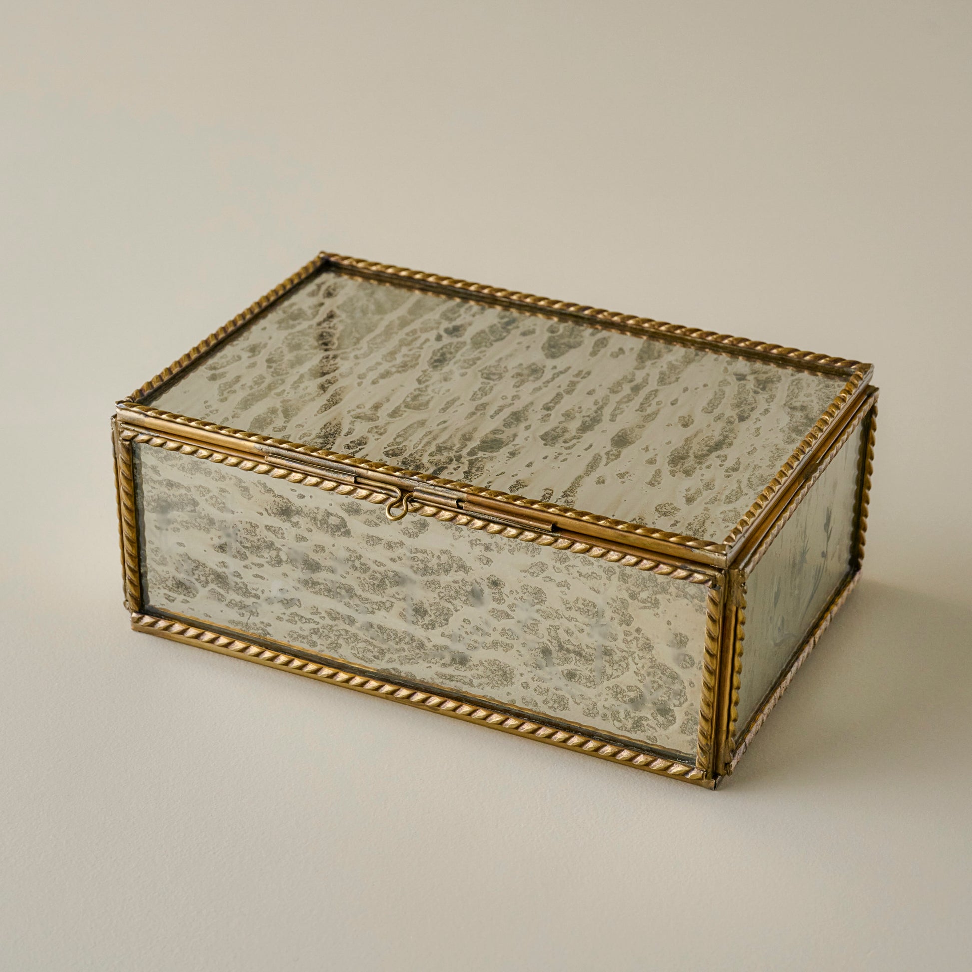Small Helana Mercury Glass Accent Box