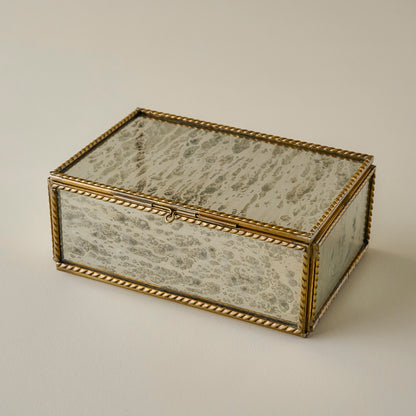 Small Helana Mercury Glass Accent Box