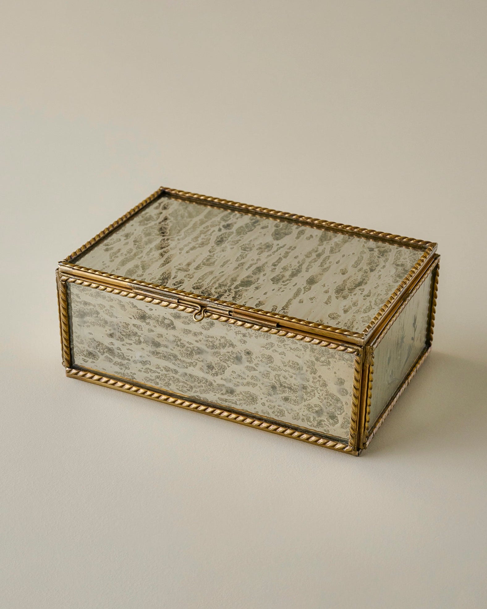 Small Helana Mercury Glass Accent Box