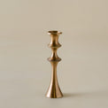 Small Adler Antiqued Brass Etched Taper Holder