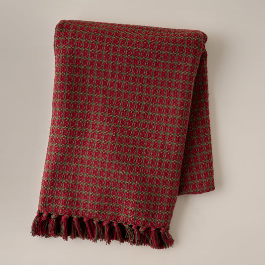 Red & Green Aspen Throw
