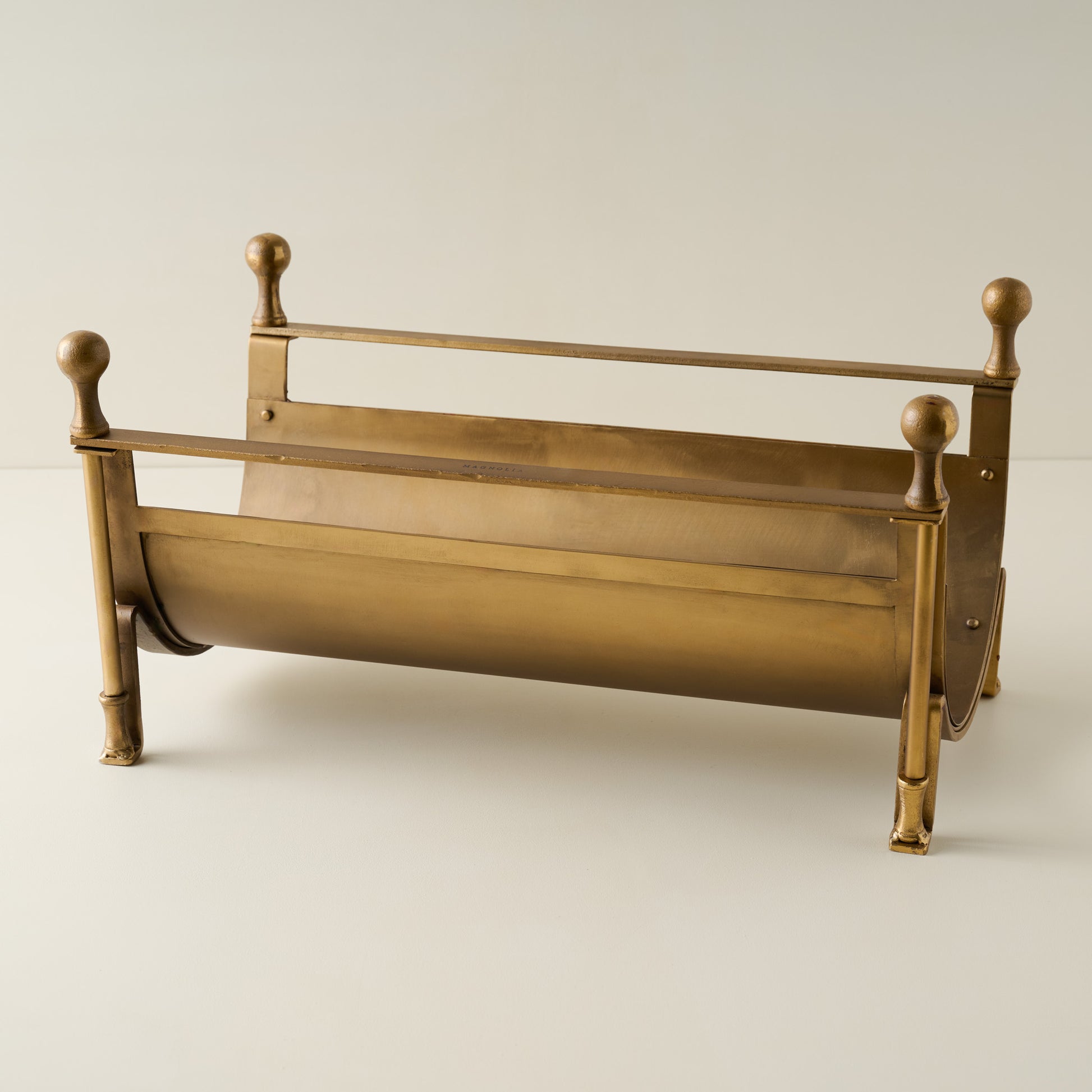 Shepherd Brass Log Holder