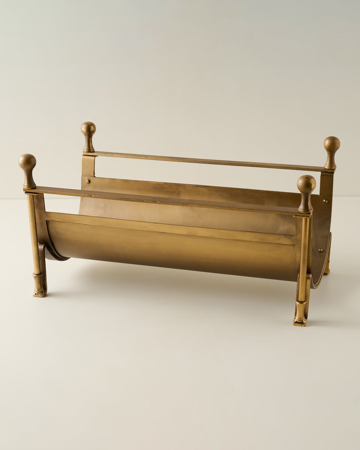 Shepherd Brass Log Holder