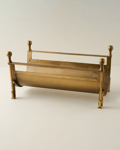 Shepherd Brass Log Holder