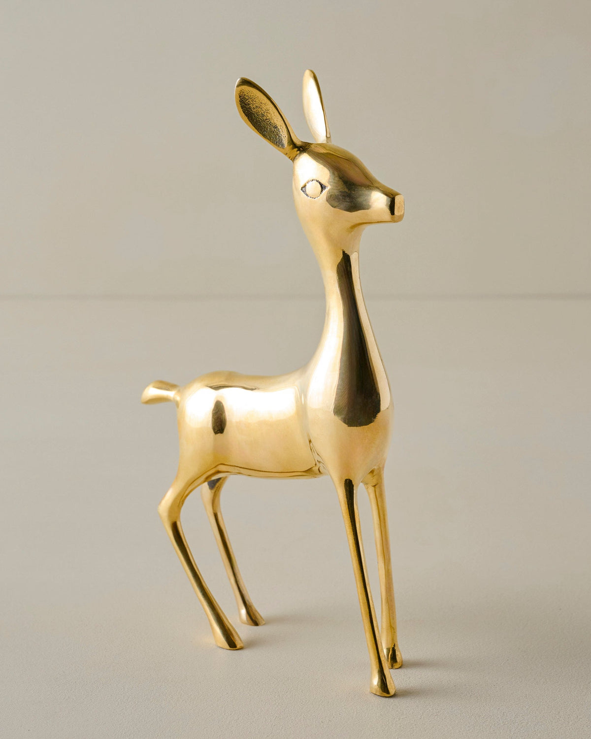 Large Decorative Brass Deer