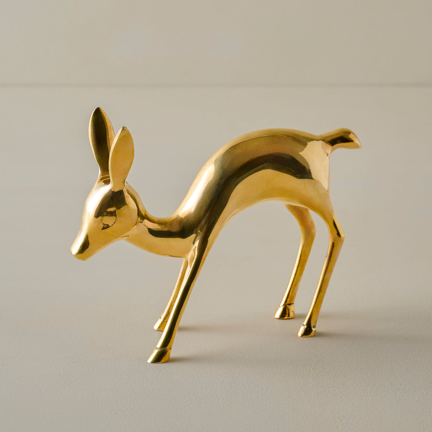 Small Decorative Brass Deer