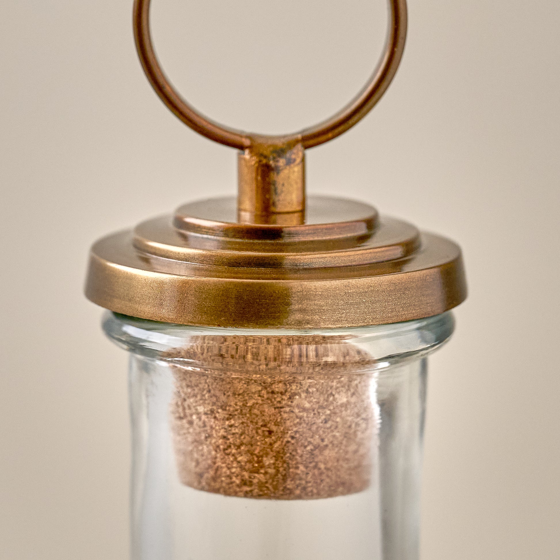 Marlowe Etched Glass Decanter up close