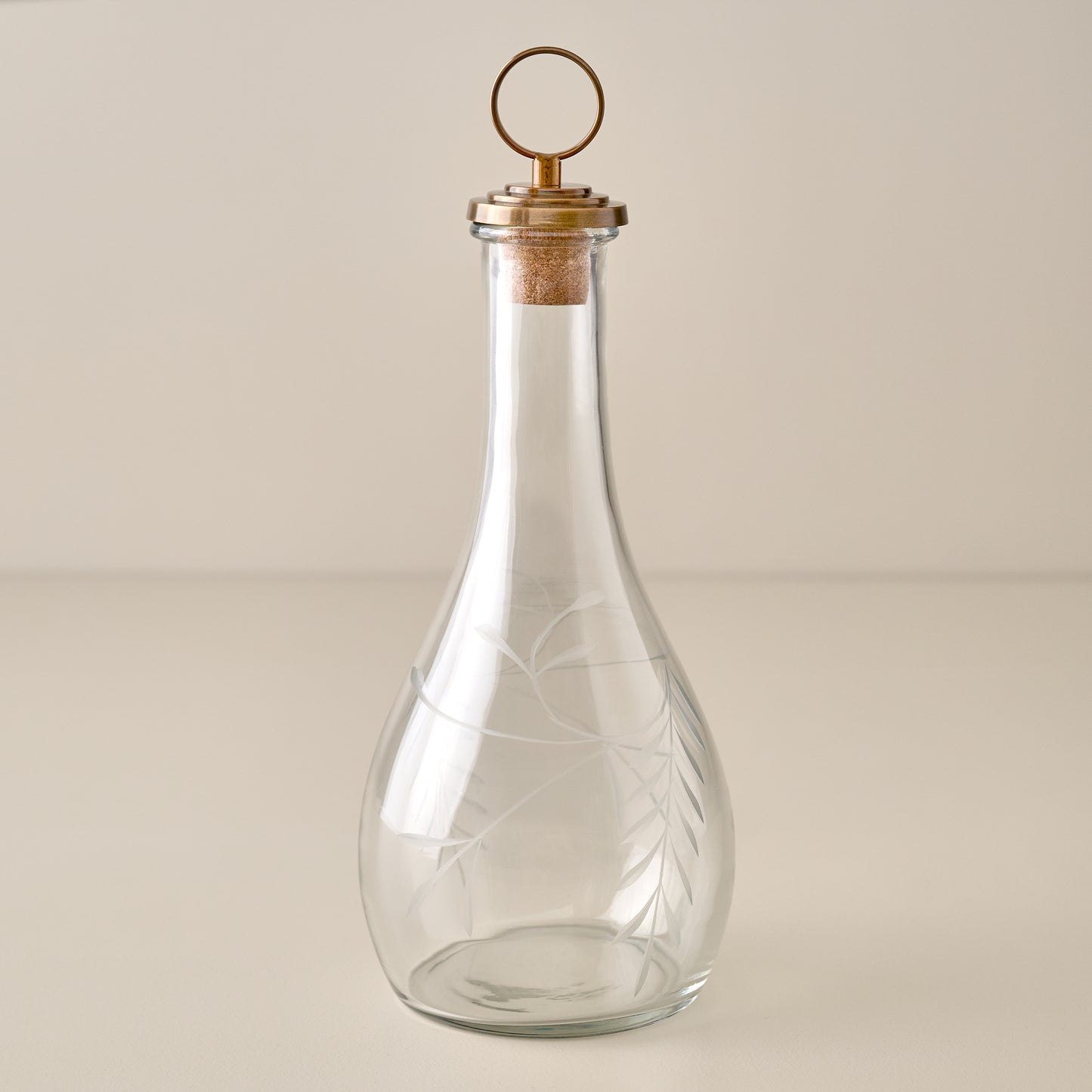 Marlowe Etched Glass Decanter