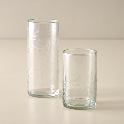 Marlowe Etched Glass Tumblers