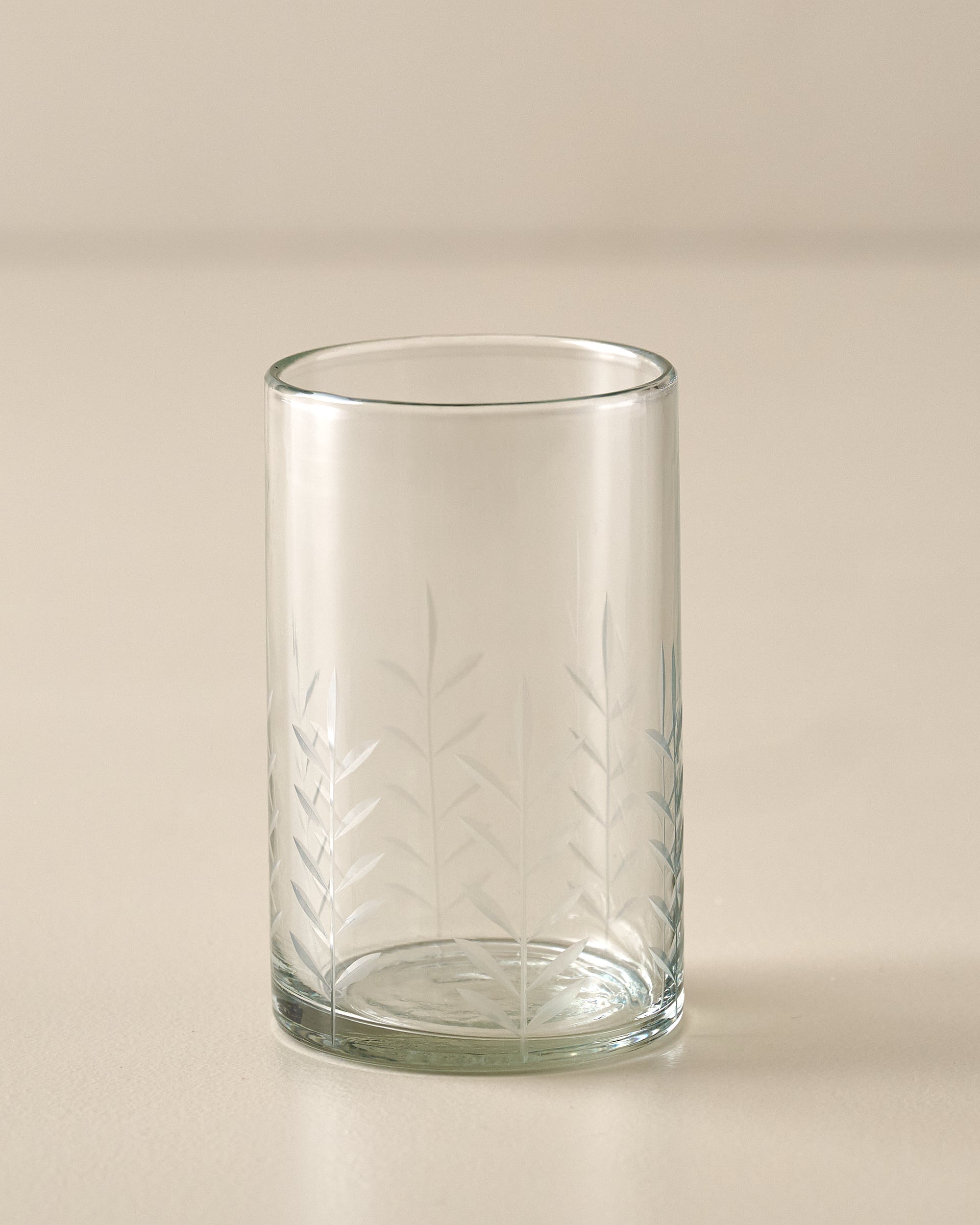 Marlowe Etched Glass Tumbler - Short