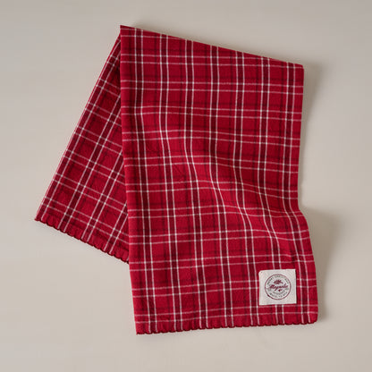 Magnolia Vintage Red Plaid Tea Towel