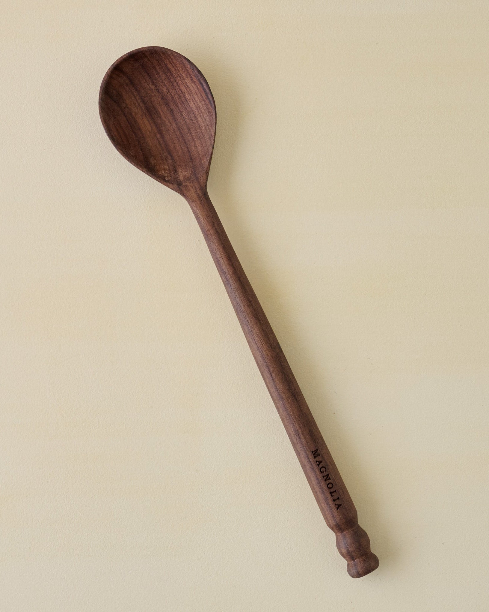 The Gristmill Collection Walnut Spoon - Large Round