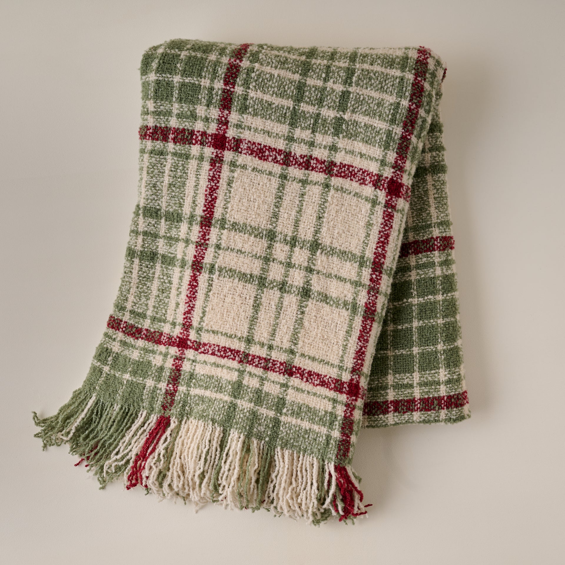 Settle In Plaid Throw