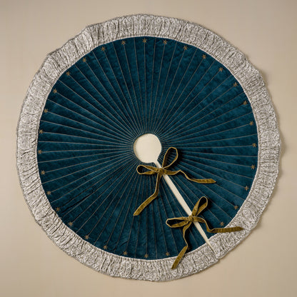 Hand-Beaded Evermore Velvet Tree Skirt