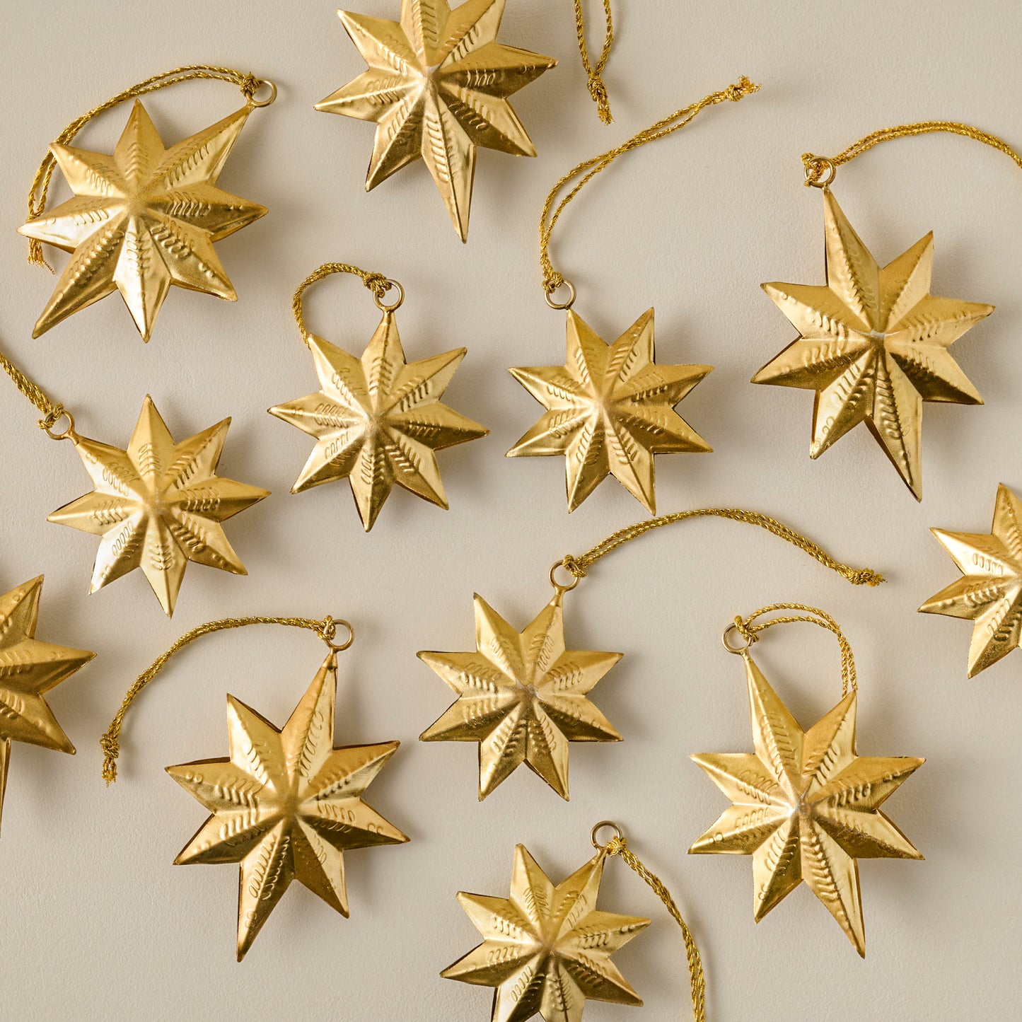 Celestial Star Ornaments, Set of 12