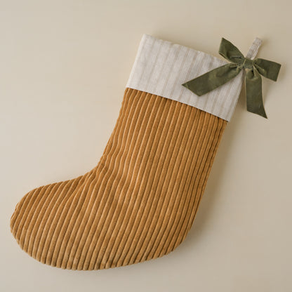 Amber Channel Velvet Stocking