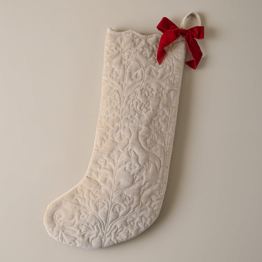 Enchanted Forest Quilted Stocking