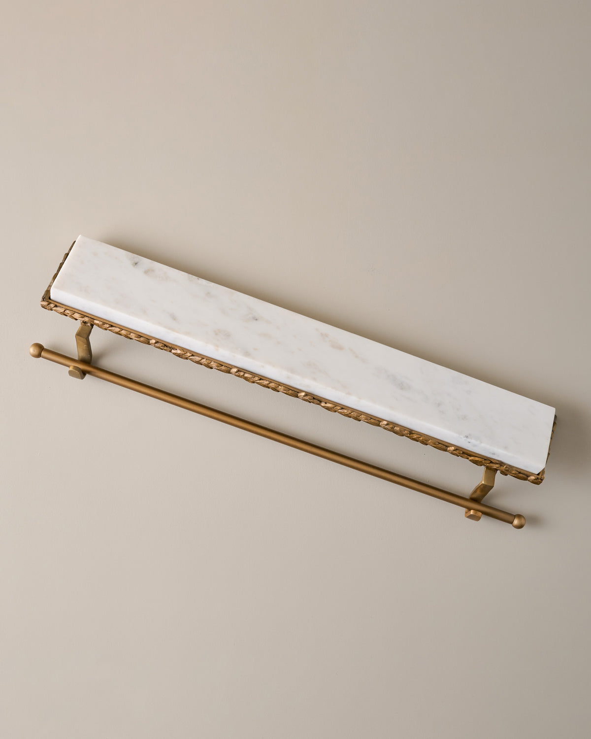 Marble and Gilded Multi Stocking Holder