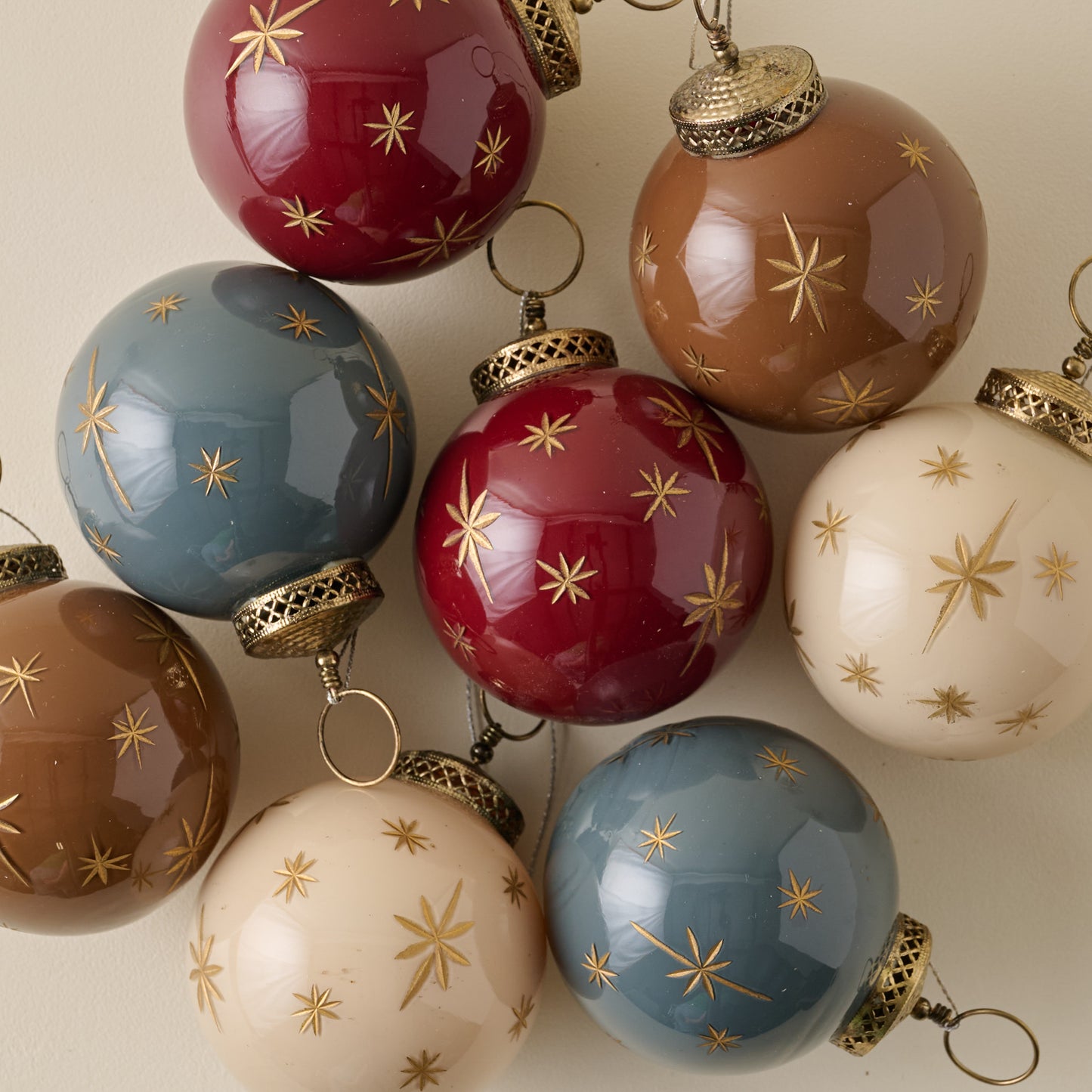 Starry Night Ornaments, Set of 8