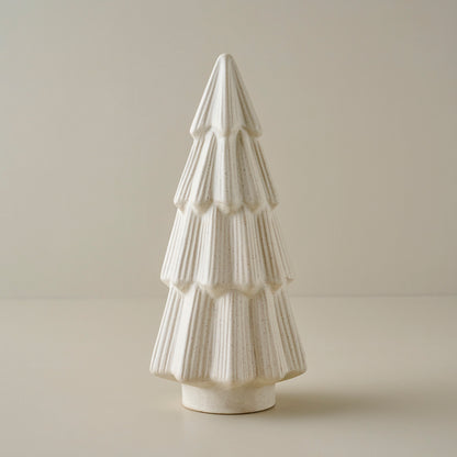 Large French White Decorative Ceramic Tree