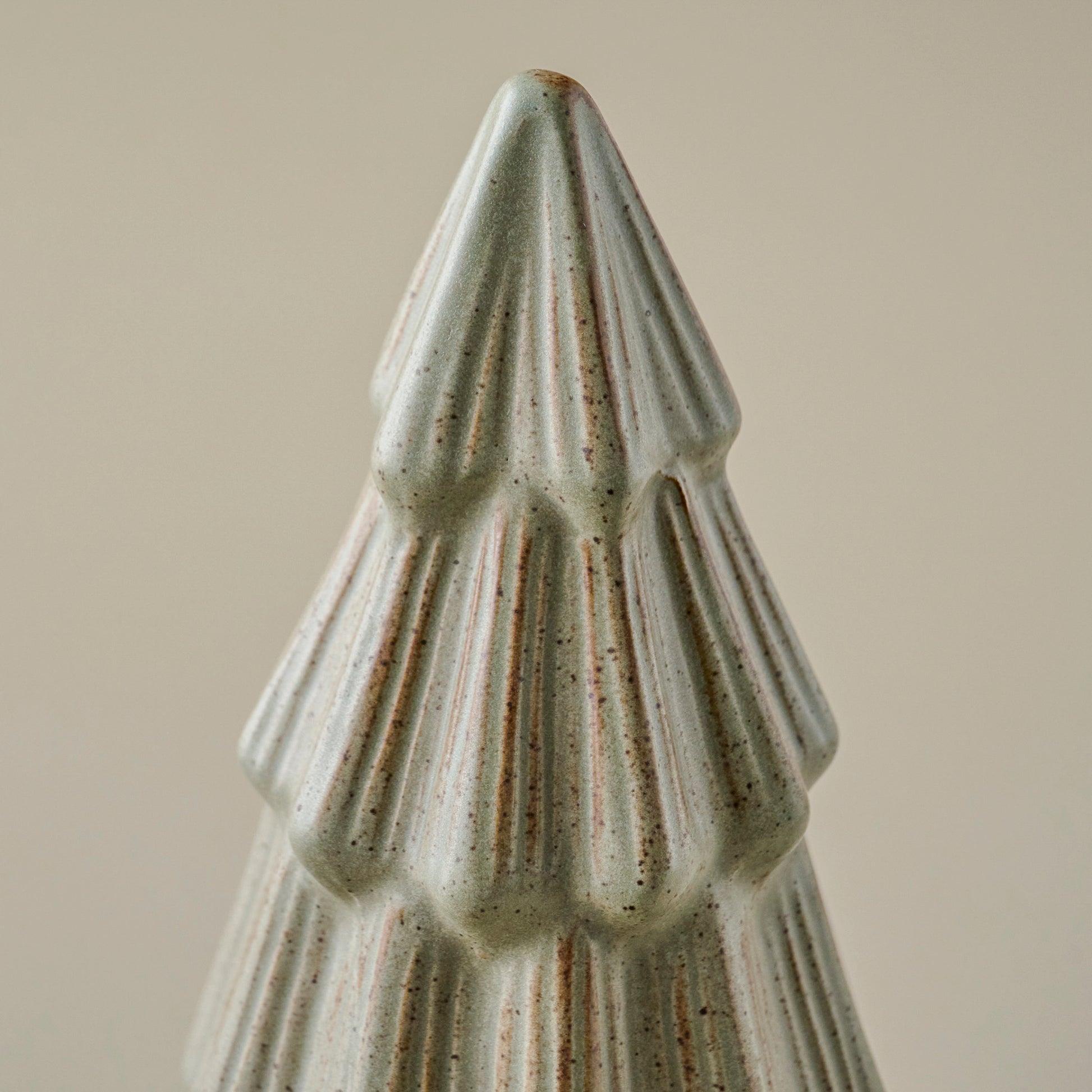 Medium French Grey Decorative Ceramic Tree up close