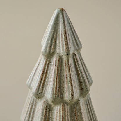 Medium French Grey Decorative Ceramic Tree up close