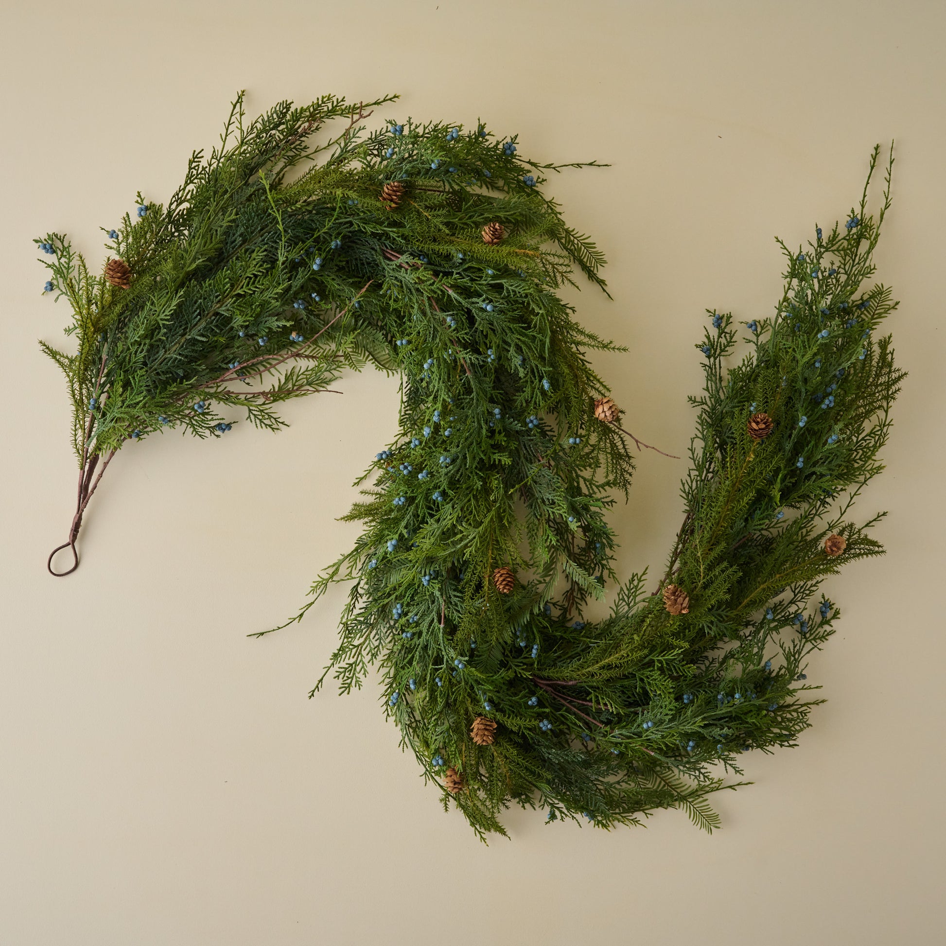 Real Touch Juniper Berry Pine Garland - 72"