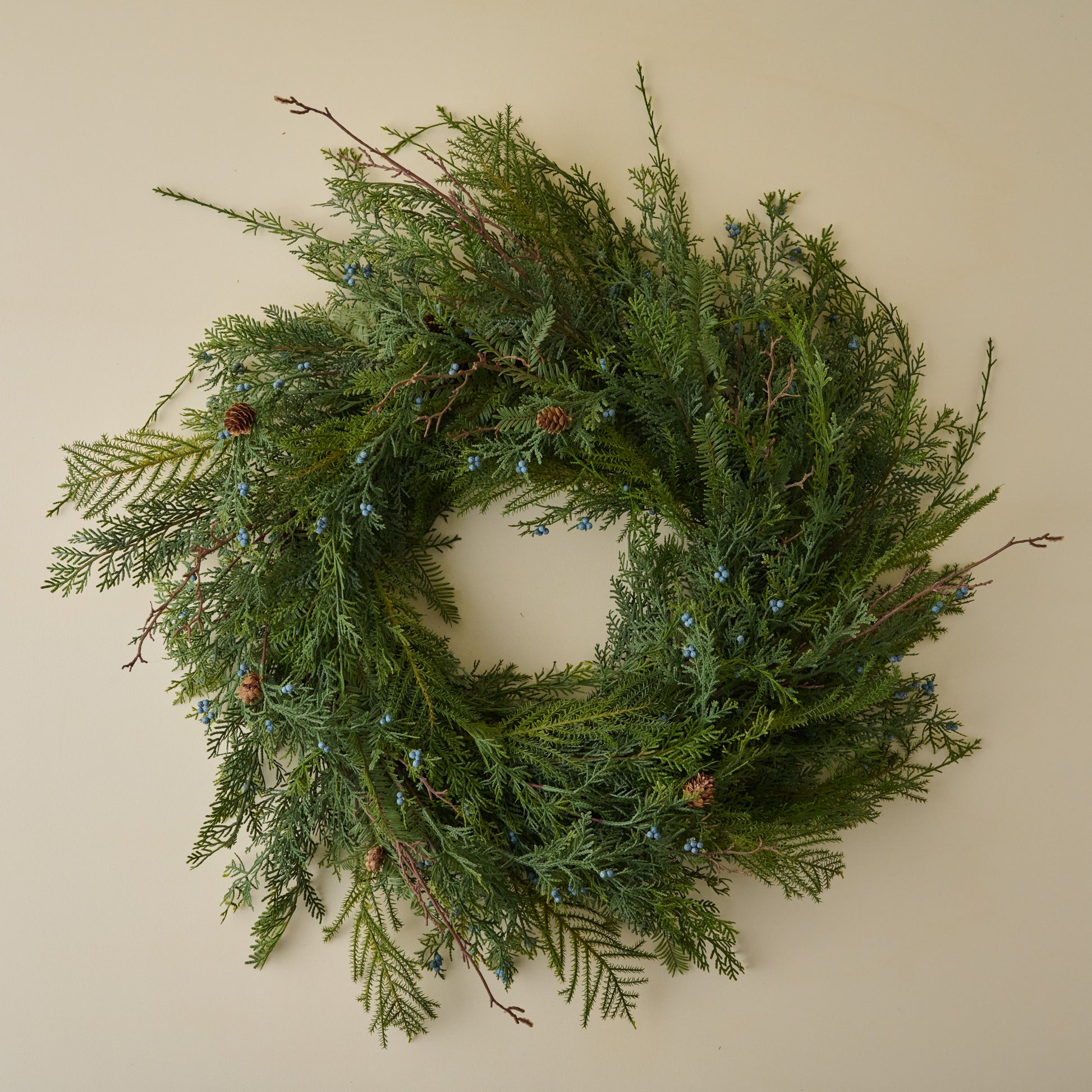 Real Touch Juniper Berry Pine Wreath