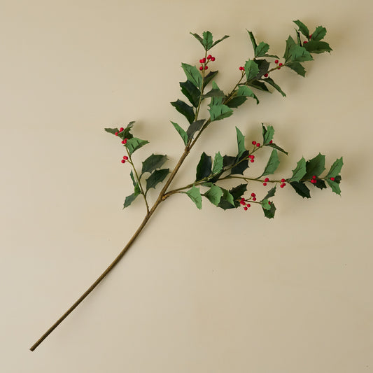 Oversized Holly Branch