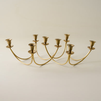Antique Brass Stacking Candelabra with 25% overlap