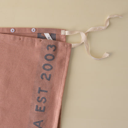 Magnolia Est. Jacquard Tea Towel - Pink close up view