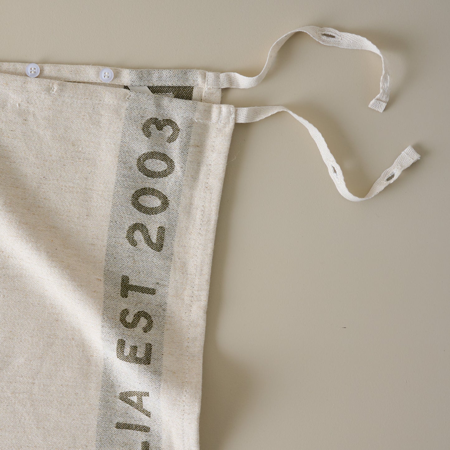 Magnolia Est. Jacquard Tea Towel - Green close up