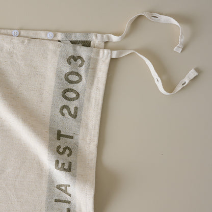 Magnolia Est. Jacquard Tea Towel - Green close up