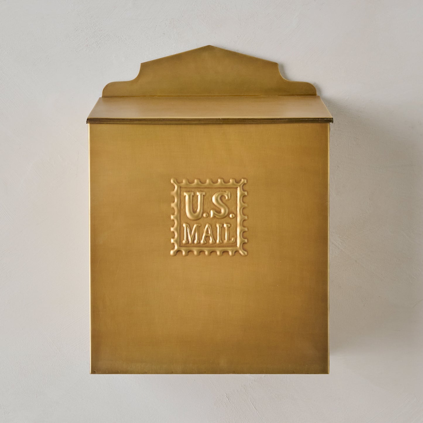 Antique Inspired Brass Mail Box