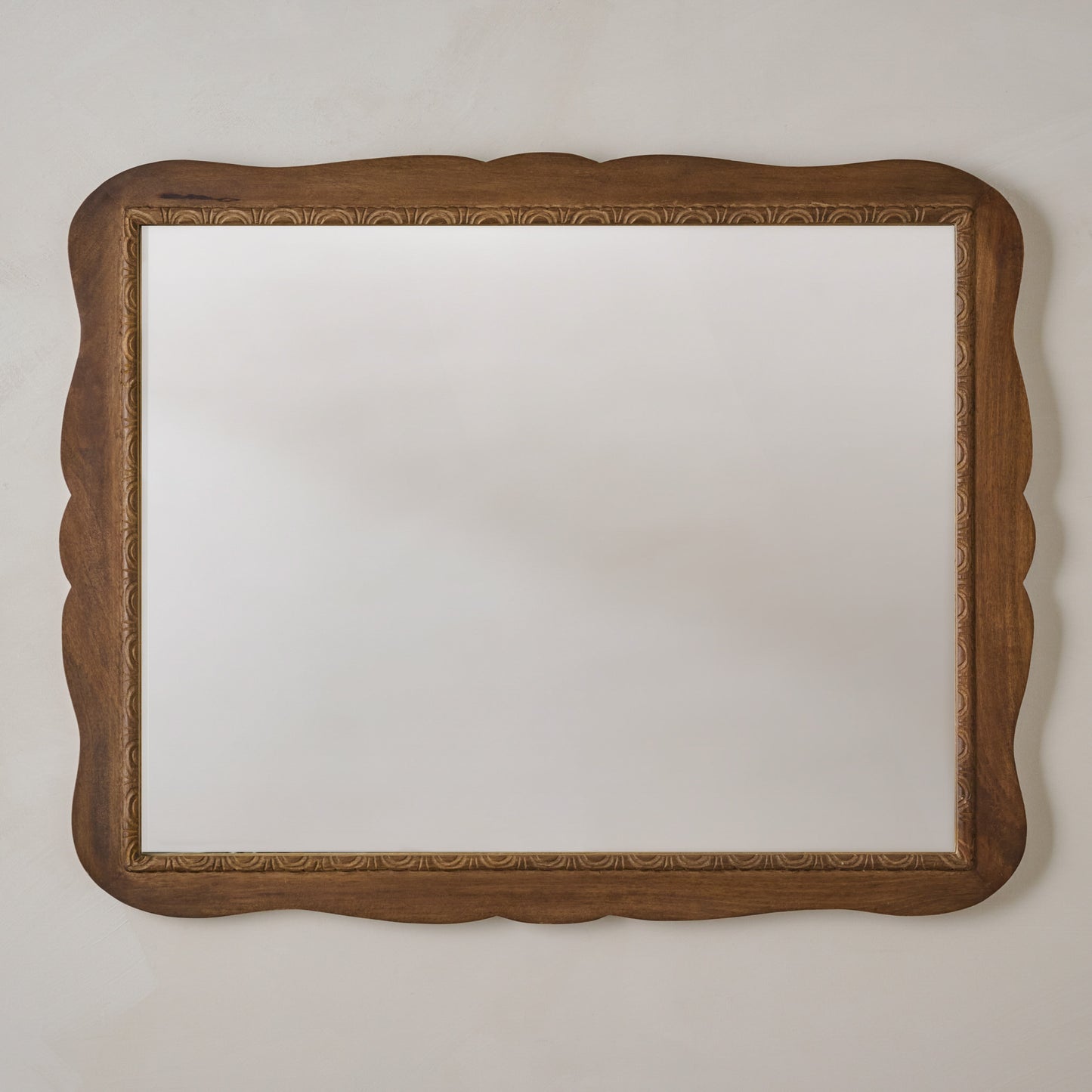 Caroline Carved Wood Mirror