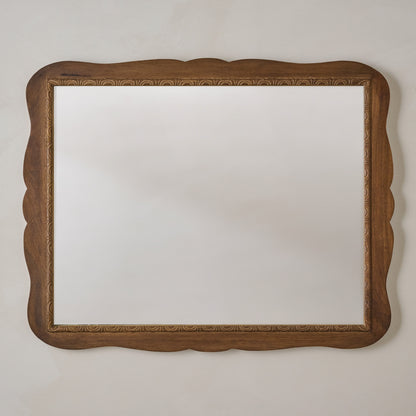 Caroline Carved Wood Mirror